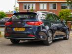 Kia Optima Sportswagon 2.0 GDI PHEV AUT6 DYNAMIC LINE LEDER, Auto's, Gebruikt, Blauw, Leder, Stationwagon
