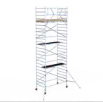 Rolsteiger 135x250x8.2m Werkhoogte, Doe-het-zelf en Verbouw, Steigers, Ophalen, Zo goed als nieuw, Rolsteiger of Kamersteiger