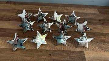 12 Servetringen Ster - Licht Metaal beschikbaar voor biedingen