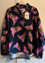 Pom Amsterdam blouse croissants roze 38, Verzenden, Nieuw, Maat 38/40 (M), Blauw