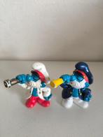 Blauwe kapitein smurf en witte kapitein smurf schleich, Verzamelen, Smurfen, Ophalen of Verzenden, Gebruikt, Grote Smurf, Poppetje, Figuurtje of Knuffel