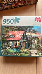 Jumbo Puzzel Tuinhuisje 950 Stukjes, Ophalen of Verzenden, 500 t/m 1500 stukjes, Zo goed als nieuw, Legpuzzel