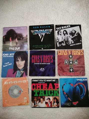 Singles, van Halen, Guns n' Roses, Police, Jam, Joan Jett beschikbaar voor biedingen