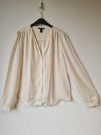 Dames blouse crème lange mouw, maat M, Maat 38/40 (M), Overige kleuren, Ophalen of Verzenden, Forever 21
