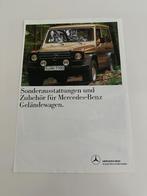 Folder Mercedes G Klasse oldtimer, Ophalen of Verzenden, Zo goed als nieuw, Mercedes