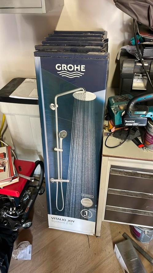 Grohe vitalio Joy xxl system210 regendouche kraan in 1 prof, Huis en Inrichting, Badkamer | Complete badkamers, Zo goed als nieuw