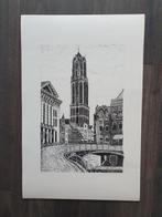 Poster Utrecht de Dom, Antiek en Kunst, Ophalen of Verzenden