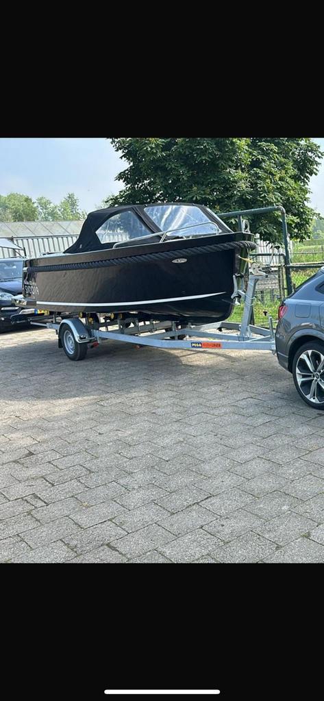 Maxima 620 retro sydo19 sloep  met trailer, Watersport en Boten, Sloepen, 50 tot 70 pk, 6 meter of meer, Binnenboordmotor, Benzine