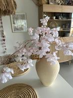 Mooi Vaas met kunst Bloemen, Overige kleuren, Ophalen of Verzenden, Minder dan 50 cm, Glas
