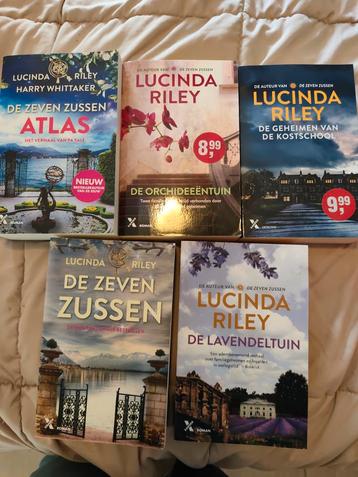 Lucinda Riley - 5 Boeken - De Zeven Zussen beschikbaar voor biedingen