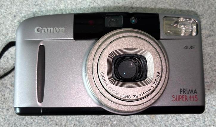 Canon Prima Super 115 AiAF Compacte Analoge Camera, Audio, Tv en Foto, Fotocamera's Analoog, Zo goed als nieuw, Compact, Canon