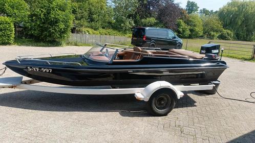 Hele mooie en leuke manta 500 spitfire incl. Trailer, Watersport en Boten, Speedboten, Gebruikt, 3 tot 6 meter, Benzine, Minder dan 70 pk