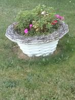 Grote Bloembak - Tuinverandering, Tuin en Terras, Bloempotten, Gebruikt, 40 cm of meer, Rond, Beton