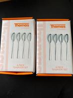 Thomas theelepels - 8 stuks (2 doosjes), Huis en Inrichting, Keuken | Bestek, Ophalen of Verzenden, Zo goed als nieuw, Rvs of Chroom