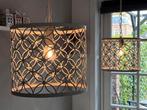 2 RIVERDALE hanglampen wit, Huis en Inrichting, Ophalen, Zo goed als nieuw, Wit, Rond