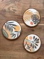 3 hele leuke moderne wandborden ( 20 cm doorsnee), Ophalen of Verzenden, Nieuw