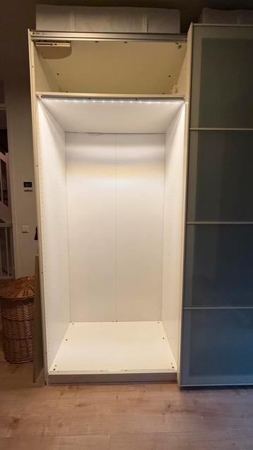 IKEA Pax Kast met glazen Schuifdeuren 236x200cm - afbeelding 12