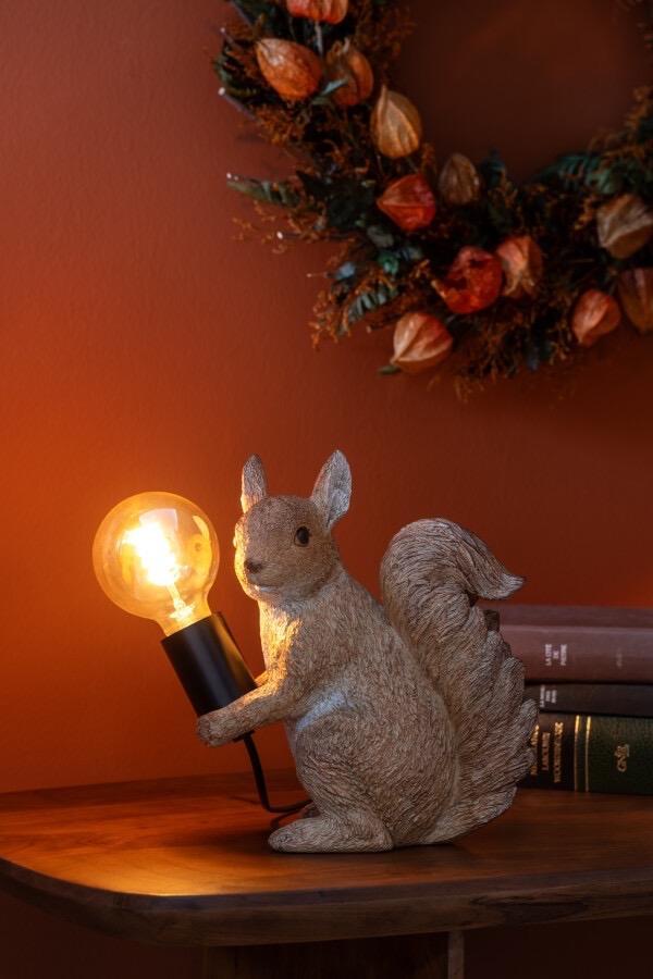 Eekhoorn Lamp - Sfeervolle Verlichting, Huis en Inrichting, Lampen | Wandlampen, Nieuw, Kunststof, Ophalen of Verzenden