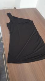 Nieuw zwarte one schoulder top maat S, Ophalen, Zwart, Nieuw, Maat 36 (S)