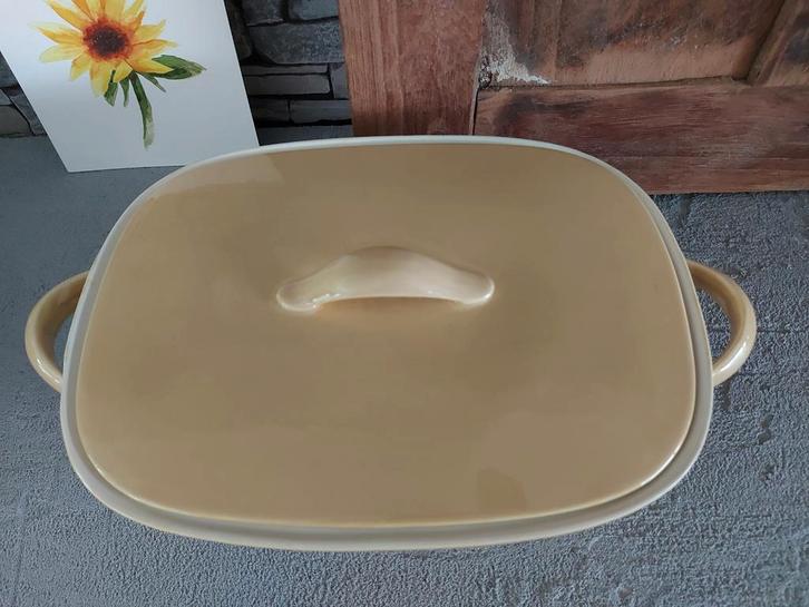 Dekschaal boch seduction geel, Antiek en Kunst, Antiek | Servies los, Ophalen of Verzenden