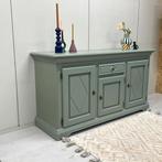 Fraai restyle helemaal opgeknapt dressoir blauw Little Green, Ophalen, Eikenhout, Met deur(en), 150 tot 200 cm