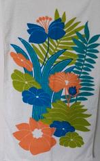 Vintage retro Santens handdoek ca 47x82cm, Ophalen of Verzenden, Nieuw, Wit, Handdoek
