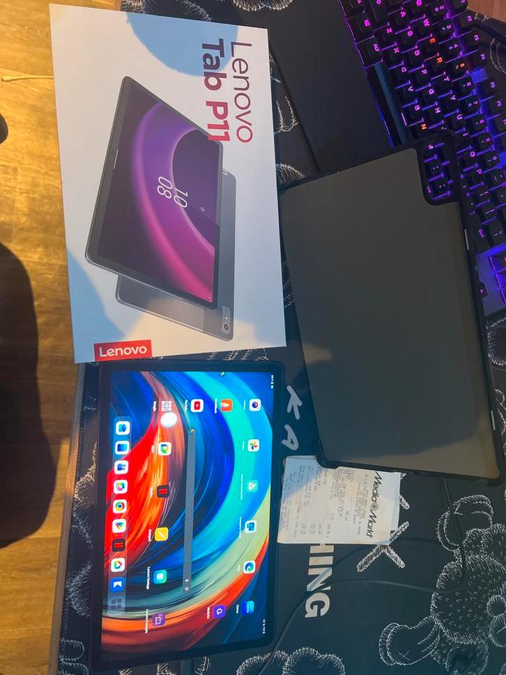 Lenovo Tab P11 - Zo goed als nieuw! Met hoesje!, Computers en Software, Android Tablets, Zo goed als nieuw, Wi-Fi, 11 inch, 128 GB