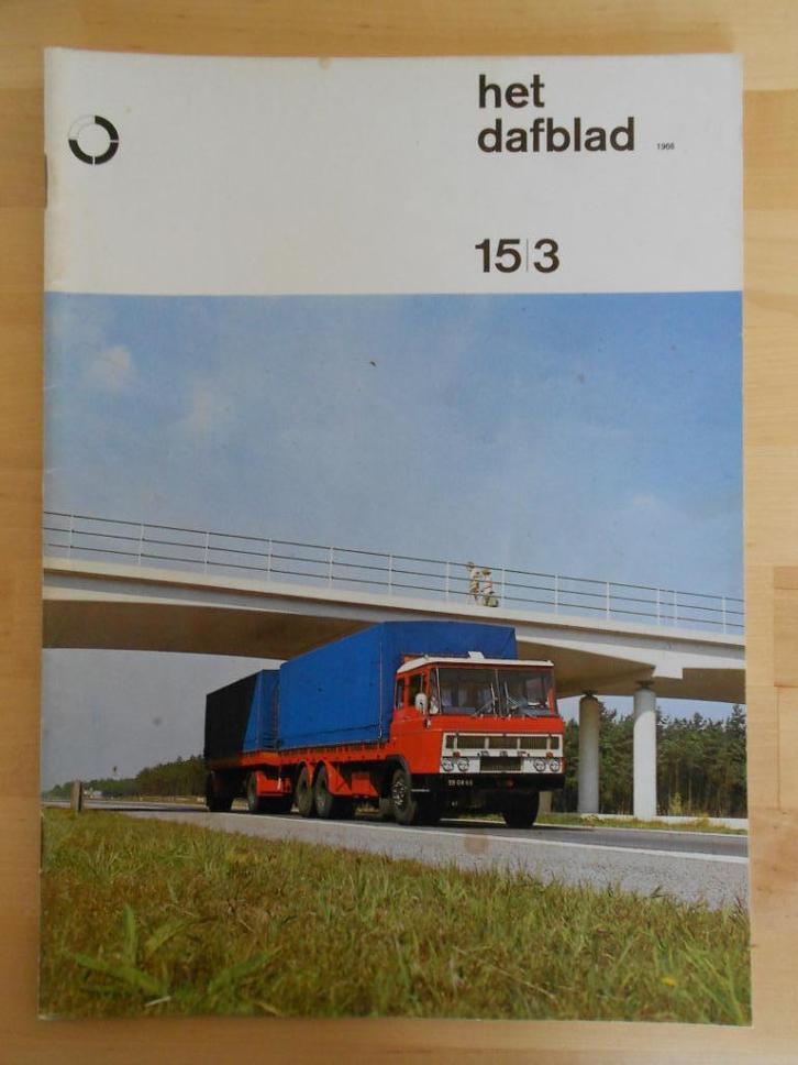 DAF DAFblad tijdschrift 1966 nummer 3 – 2600 44 2400 DO, Boeken, Auto's | Folders en Tijdschriften, Zo goed als nieuw, Overige merken