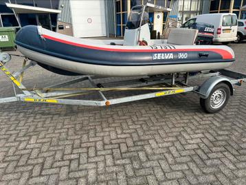 Selva rib 360 35 pk met trailer beschikbaar voor biedingen