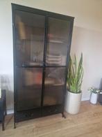 Metalen vitrinekast, Ophalen, Gebruikt, 50 tot 100 cm, 150 tot 200 cm