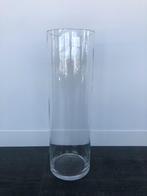 Hoge cilinder vaas, Huis en Inrichting, Woonaccessoires | Vazen, Ophalen, Gebruikt, Glas, 50 tot 75 cm