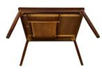 Vintage Eettafel Table Teak Fineer Jaren 60 Uitschuifbaar, Huis en Inrichting, Tafels | Eettafels, Gebruikt, Vintage, 50 tot 100 cm