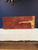 Abstract schilderij met figuur - 150x60 cm, Antiek en Kunst, Kunst | Schilderijen | Klassiek, Ophalen