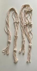 Kado Tip: 2 Macrame plantenhangers - macrame touw, Ophalen of Verzenden, Nieuw