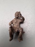Klein antiek beeldje, Antiek en Kunst, Antiek | Tin, Ophalen of Verzenden