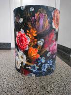 XXL lampenkap met kleurrijke bloemen, Ophalen, Grijs, Zo goed als nieuw, 50 cm of meer