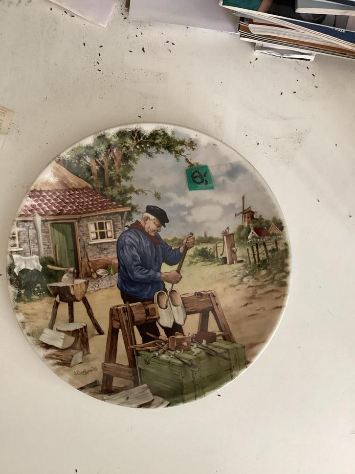 Vintage Sierbord - Klompenmaker, Antiek en Kunst, Antiek | Wandborden en Tegels, Ophalen