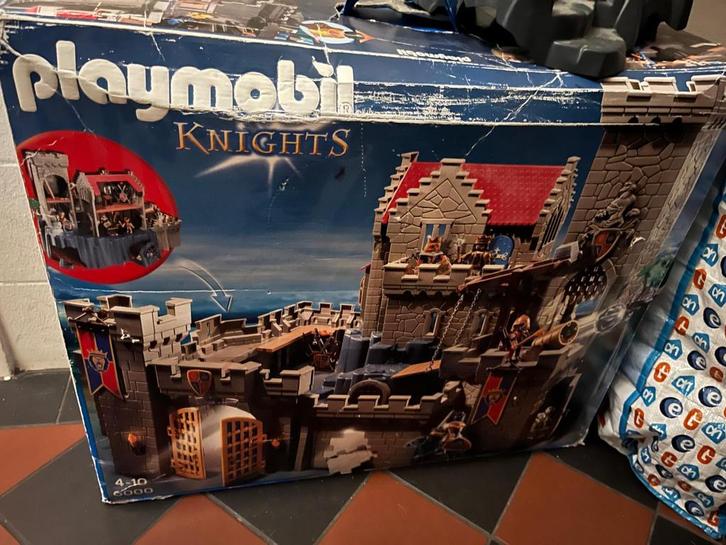 Playmobil Knights kasteel met veel extra’s, Kinderen en Baby's, Speelgoed | Playmobil, Gebruikt, Ophalen