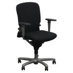 Comforto 7783 Bureaustoel Zwart Lichtgrijs Voetkruis, Gebruikt, Zwart, Ophalen of Verzenden, Bureaustoel