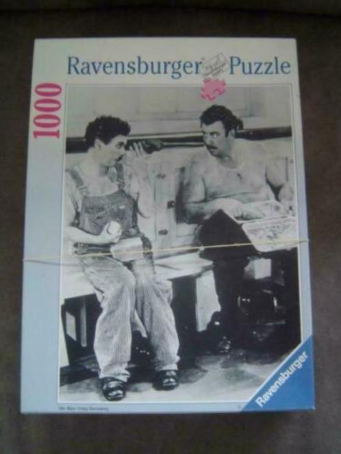 Ravensburger puzzel Charlie Chaplin nr 159130 1000 st zgan, Hobby en Vrije tijd, Denksport en Puzzels, Zo goed als nieuw, Legpuzzel