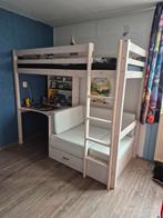 Hoogslaper met bureau en slaapbank, Kinderen en Baby's, Kinderkamer | Stapelbedden en Hoogslapers, Ophalen, Zo goed als nieuw
