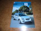 brochure Kia Carens, Ophalen of Verzenden, Nieuw, Overige merken