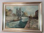 Jan Korthals 1916-1972. Stadsgezicht Parijs. De Notre Dame, Antiek en Kunst, Verzenden
