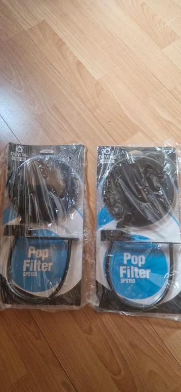 2x Devine SPS150 Pop Filter - Nieuw in verpakking beschikbaar voor biedingen