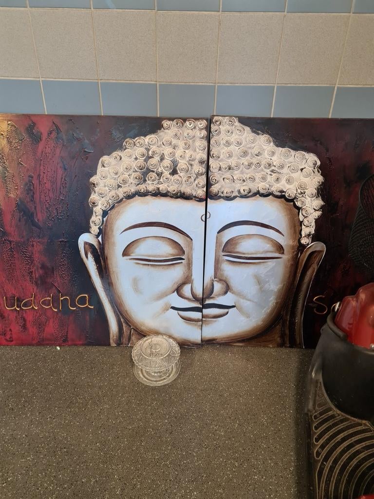 Budda schilderij, Ophalen of Verzenden