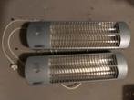 2x Terrasverwarming Infrarood 1500W, Tuin en Terras, Terrasverwarmers, Elektrisch, Gebruikt, Ophalen of Verzenden, Waterbestendig