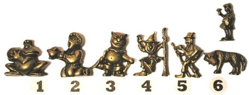 51/52-Ferrero kinder surprise metaal sprookjesfigures, Verzamelen, Verrassingseieren, Nieuw, Overige typen, Ophalen of Verzenden