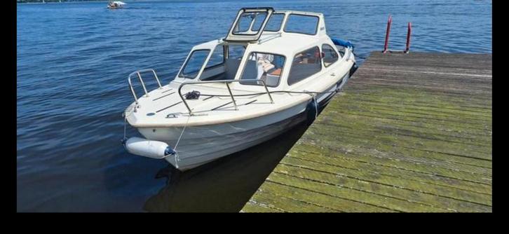 Fjord 21 cabin Spitsgatter Volvo 23 pk - LAATSTE WEEK!!, Watersport en Boten, Motorboten en Motorjachten, Gebruikt, Polyester