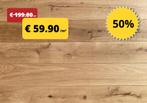 Eiken parket voor € 59.90 /m² incl BTW - 50% KORTING, Nieuw, 10 m² of meer, 10 tot 30 cm, Hout