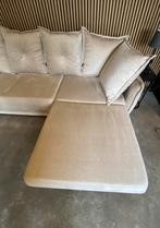 !!ACTIE!! NIEUWE VELVET HOEK/SLAAPBANK, Ophalen of Verzenden, Zo goed als nieuw, Vierpersoons of meer, Stof